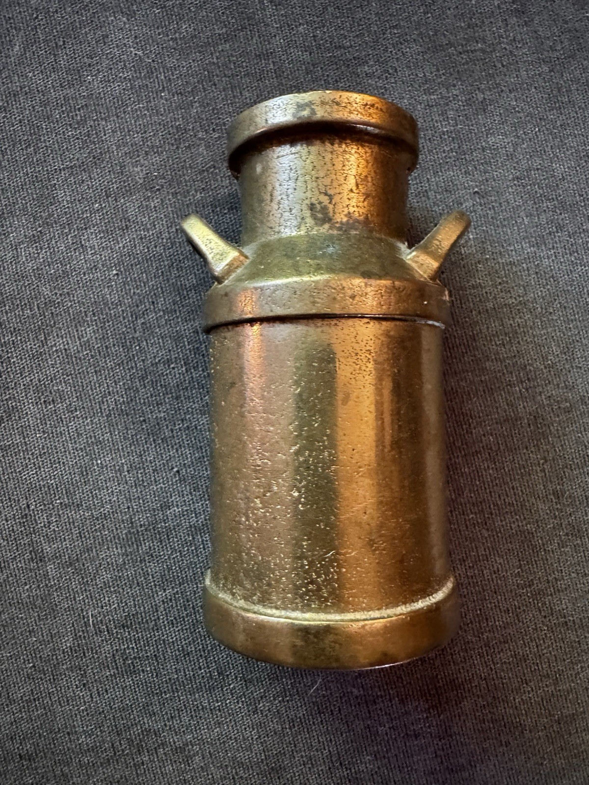 Antique Vintage Brass Milk Jug Handmade Height 4-5”