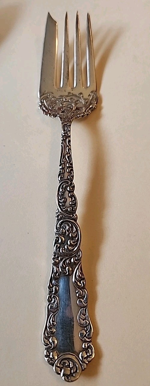 7 5/8″ Benedict Three By Benedict Meat Fork – Silverplate