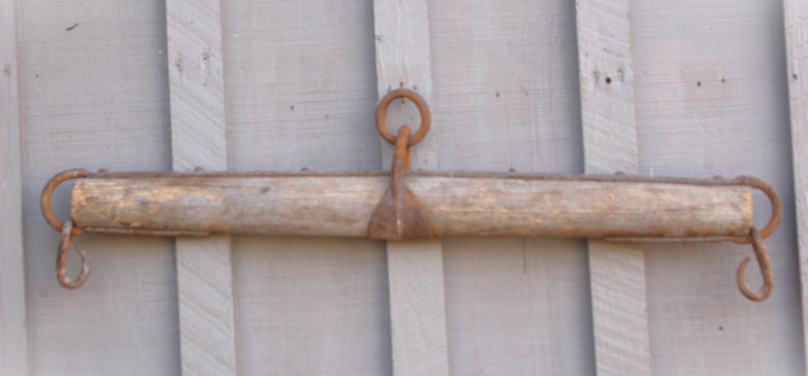 Antique Hand Forged Single Tree Mule Horse Drawn Wagon Farm Tool Rustic b