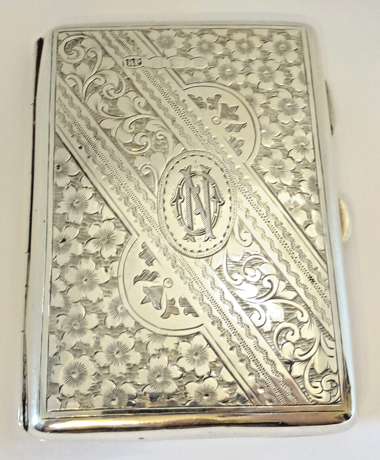 1901 Robert Pringle & Sons Sterling Silver Card Aide Memoire Case