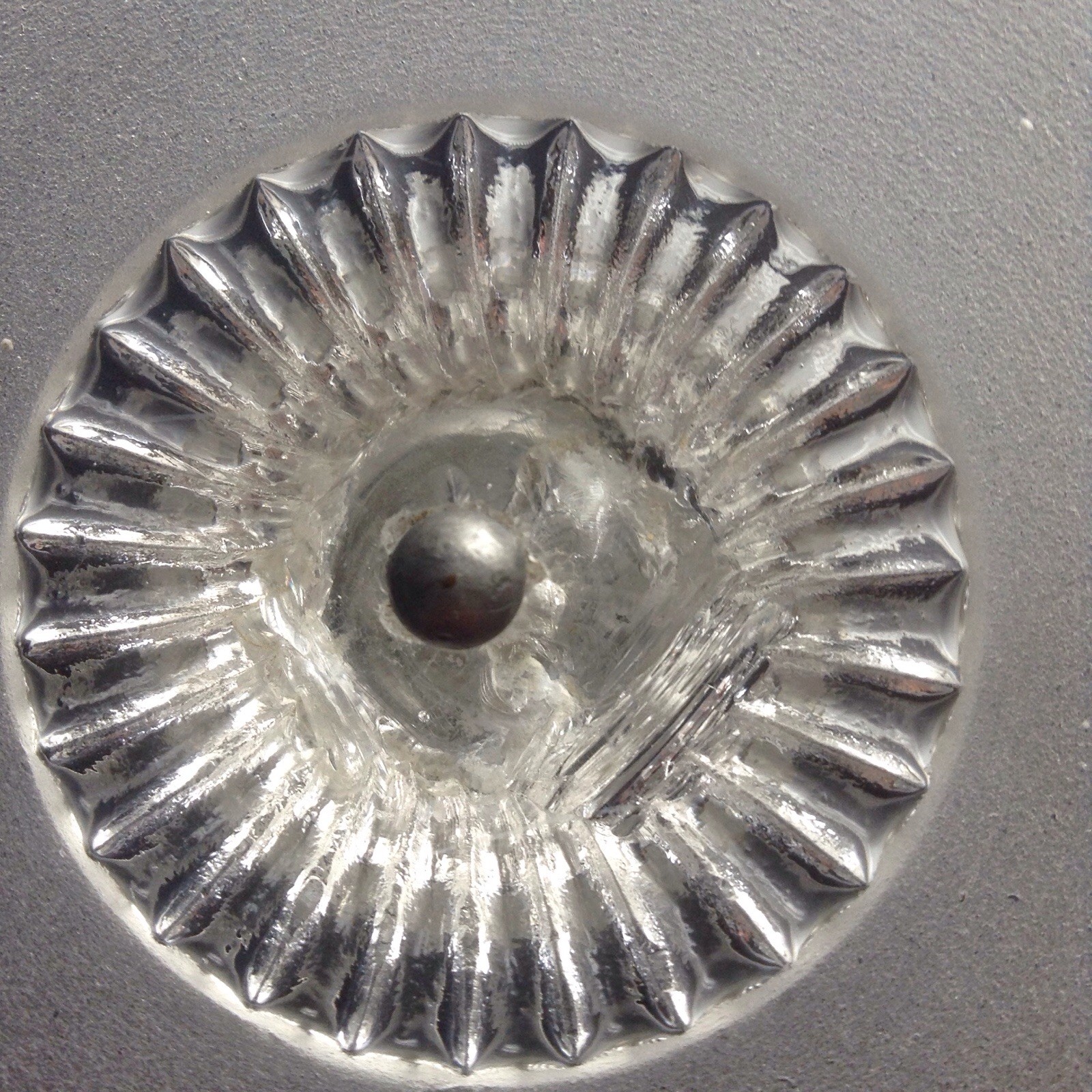 Antique Molineux & Webb Mcr Raised Comport Dish August 1864 + Unique Repair!