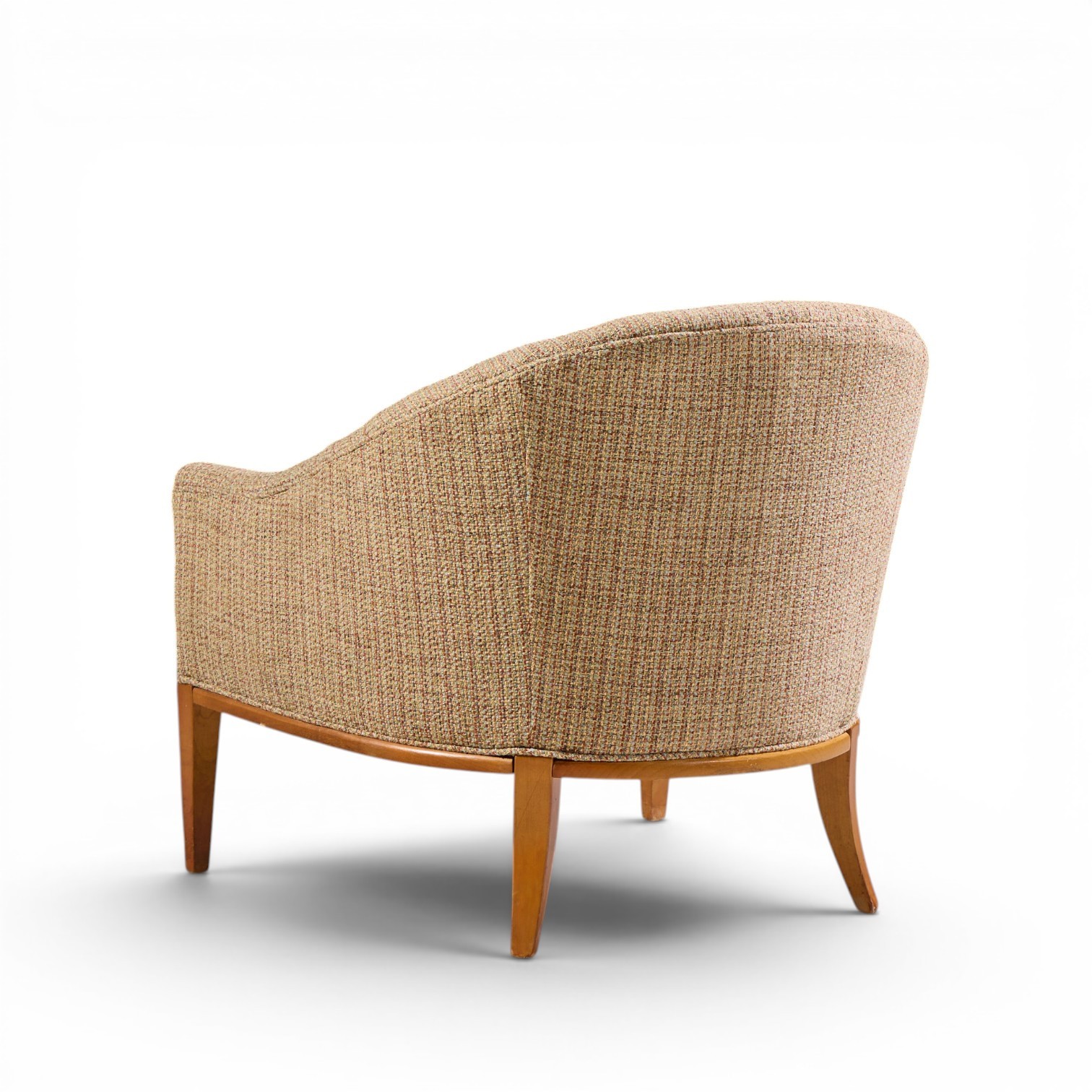 Erwin Lambeth Style Mid Century Walnut Lounge Chairs – Pair