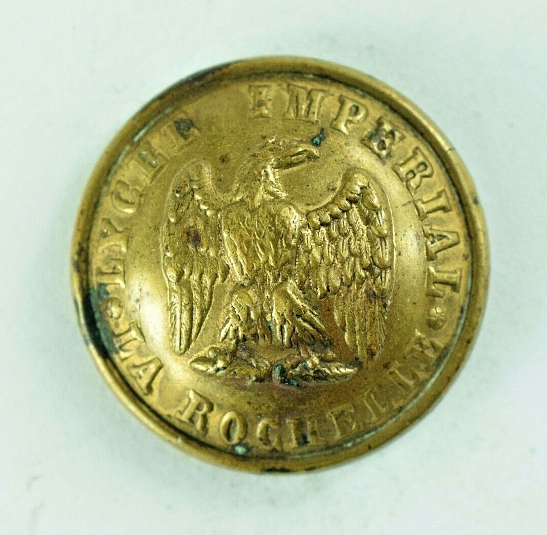1890s-1915 French School Original Uniform Button 1 K8CT