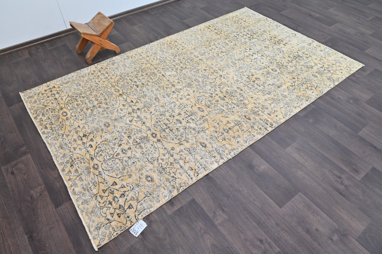 Oushak Turkish Vintage Rug 5×8 Kilim Rug Anatolian Handmade Boho Decor BEIGE