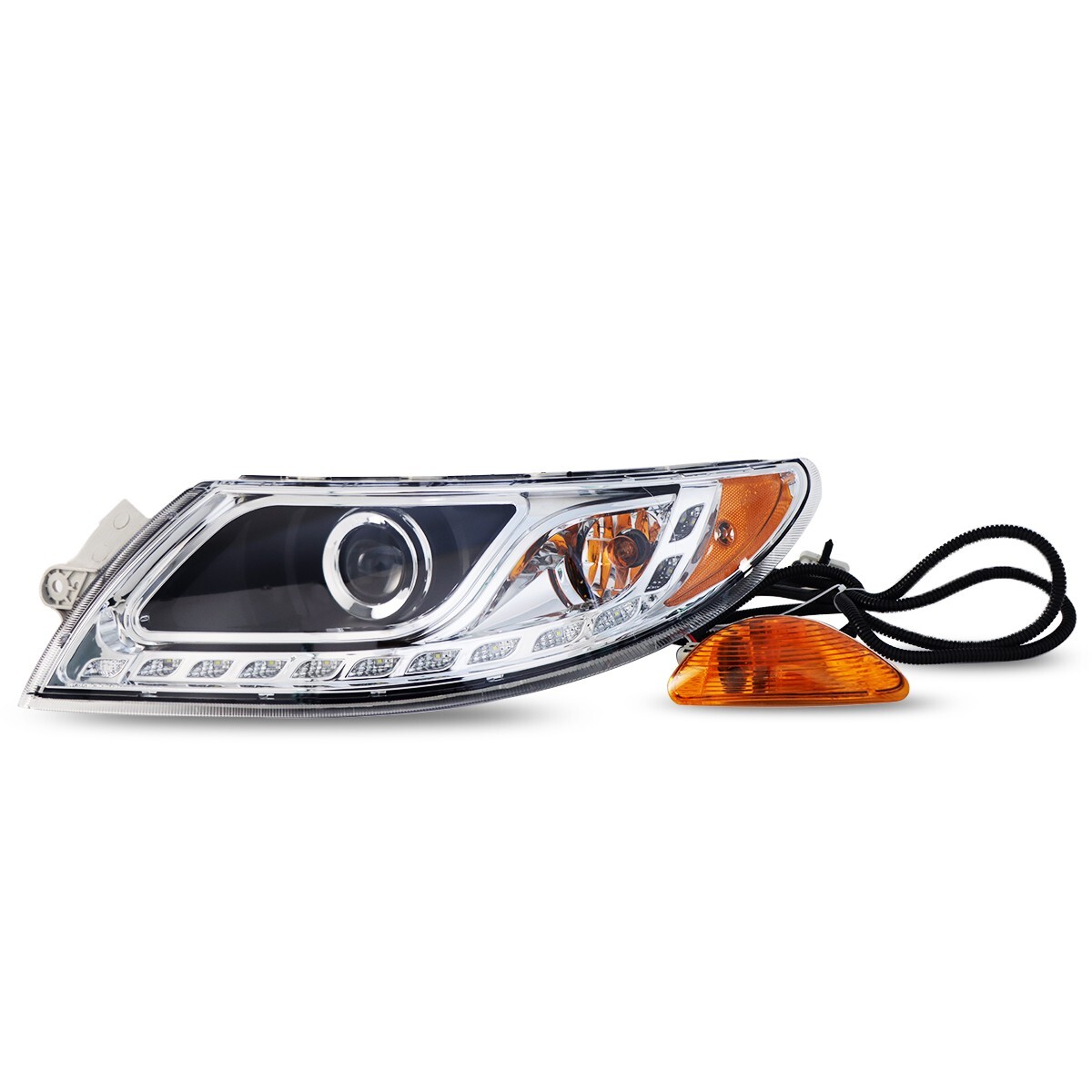 Halogen Headlight Assy With Projector Lh, For International 4300/4400 01-12