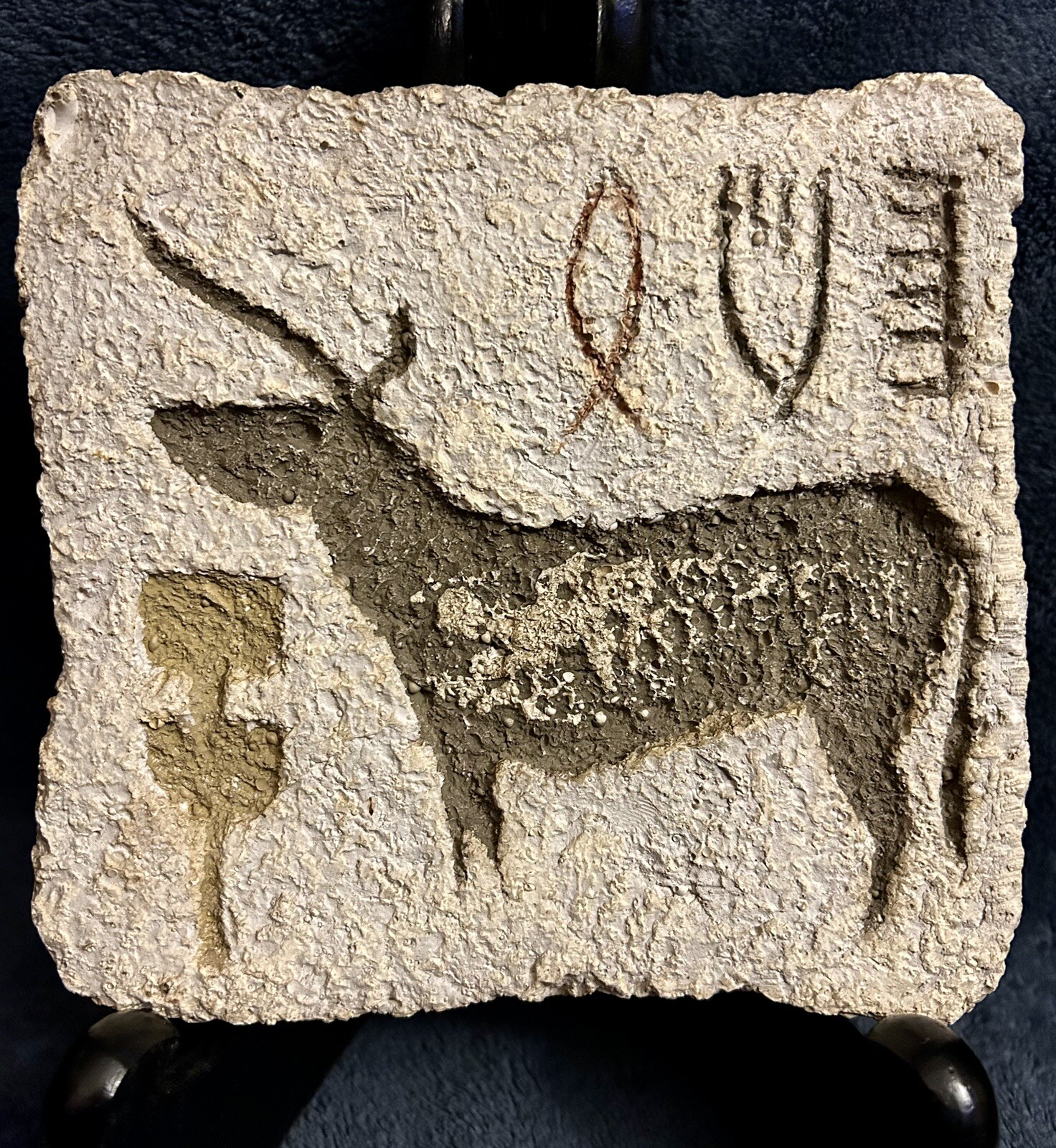 Indus Harappa Inspired Cement Artifact 6.5×6.25