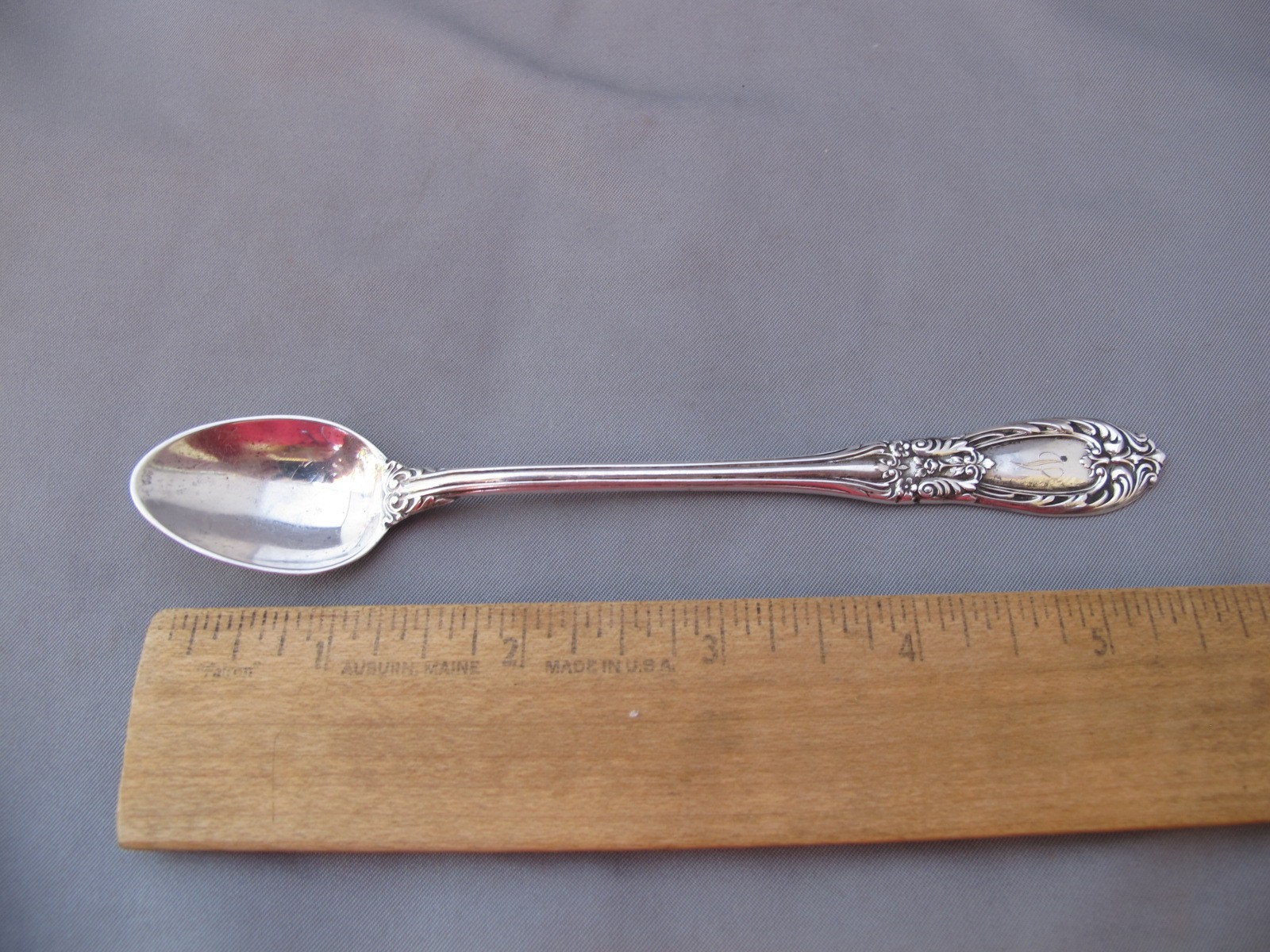 Saart Bros. Sterling LADY FAIRFIELD (1930) INFANT FEEDING SPOON-Mono V