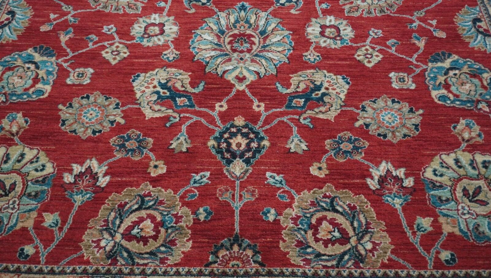 Authentic Karastan Sultana Red Sovereign 990-14606 Wool Rug 8’8″ x 12′ Excellent