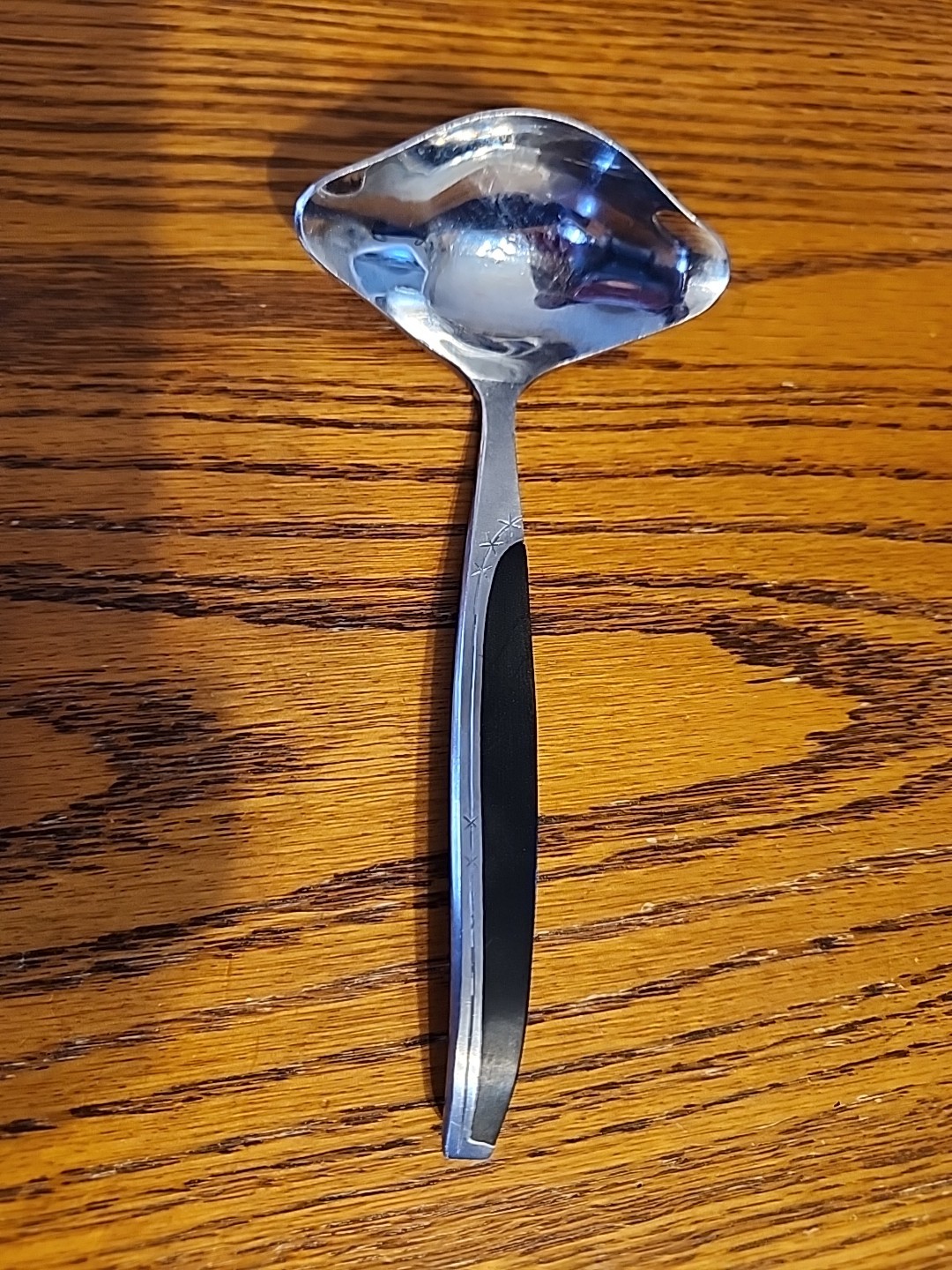 Vintage Mar-quest Serving Ladle Gravy Spoon Japan Stainless Star Burst MCM