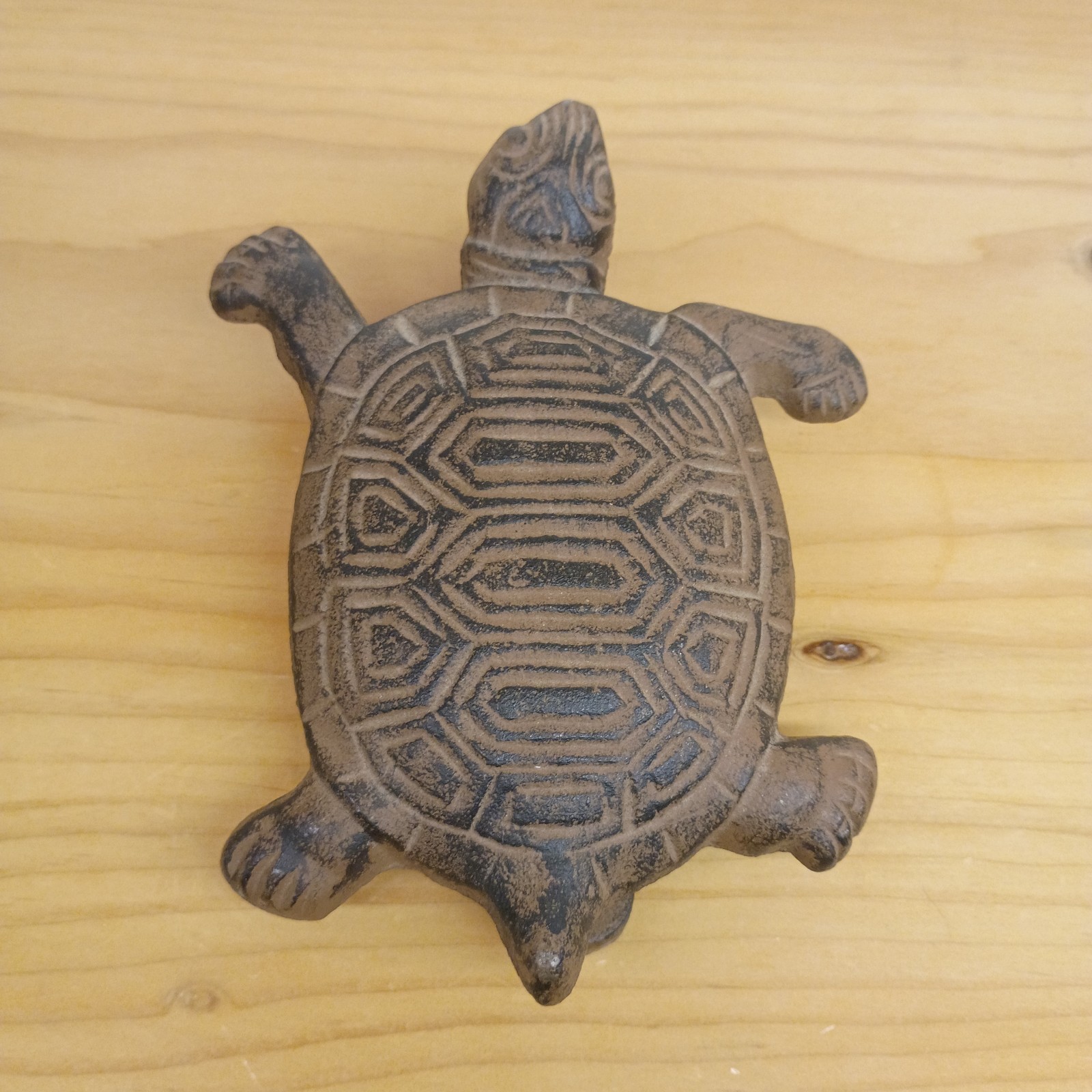 Cast Iron Sea Turtle Door Knocker Beach Nautical Coastal Patina