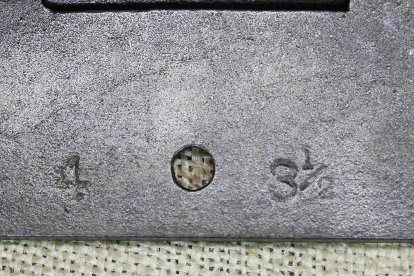 2 Old Door Hinges 4 X 3 1/2″ Acorn Pins Victorian 1850’s Raised Edge Cast Iron