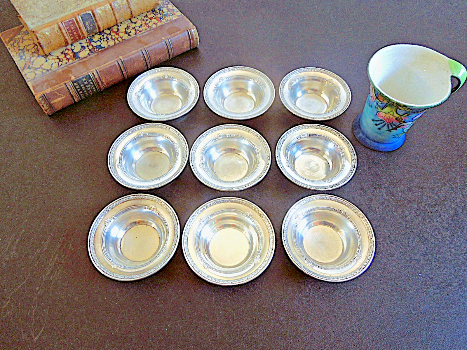 One 1930s Gorham Sterling Art Deco A41537 Bonbonniere Nut Dish 3.5” – NO MONOS