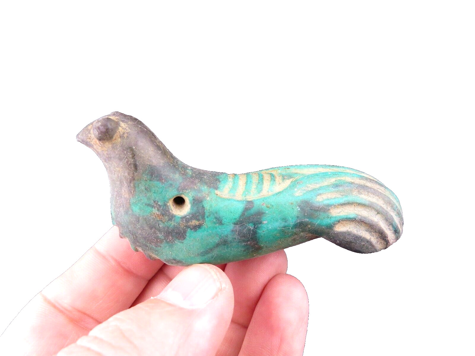 China,old jade, zhejiang, liangzhu culture,collectibles,rare bird, pendant A068