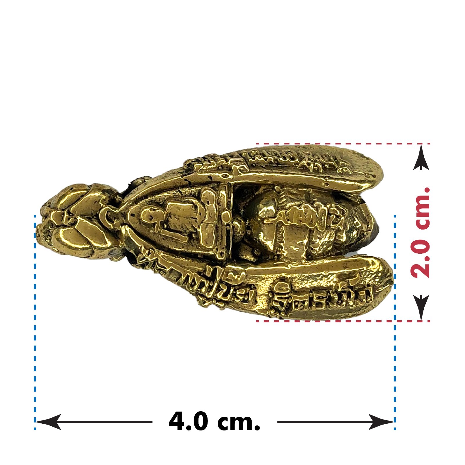 Gold Wasp Insect Bug Thai Amulet Powerful Hunting Money Talismans Wealth Lucky