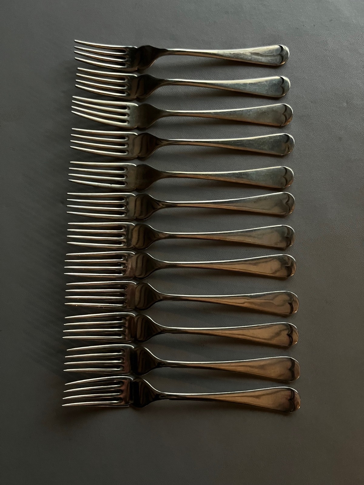 12 x Sipelia Rustless Nickel Silver Sheffield Forks 6.5inch