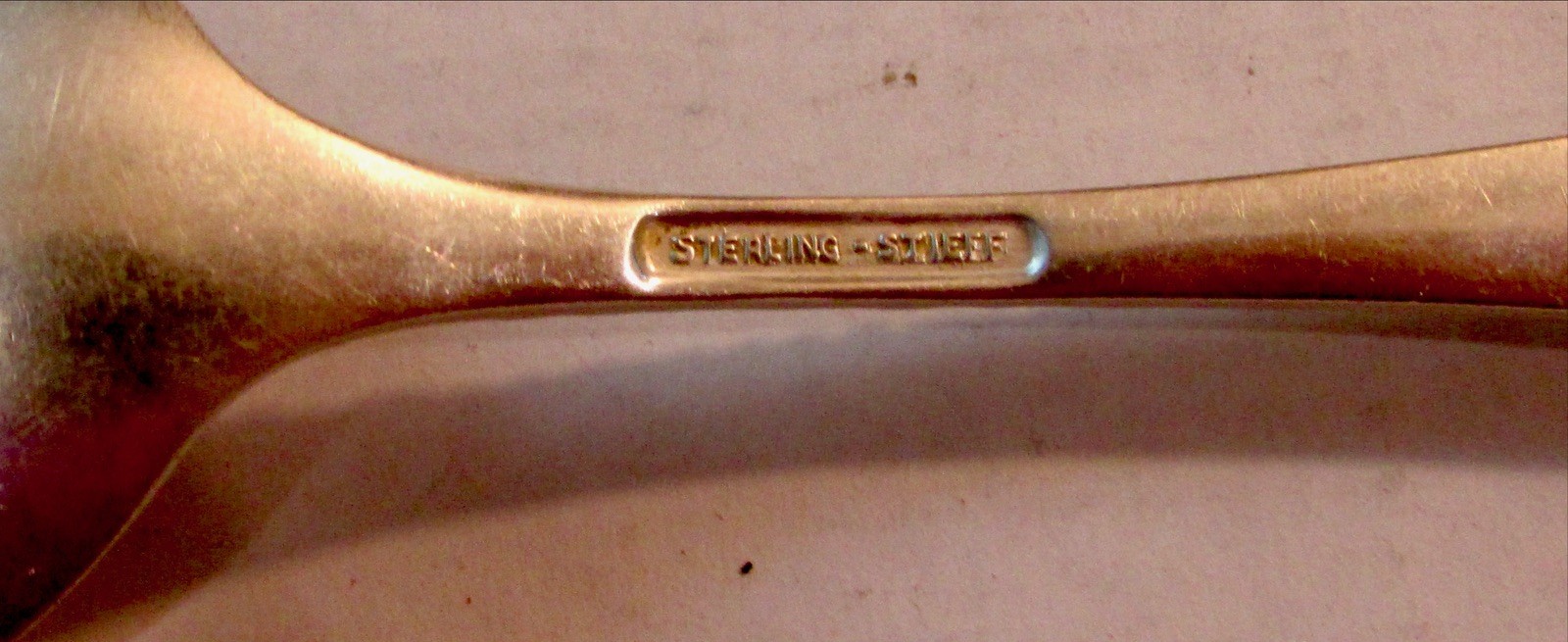 Vintage Stieff Rose Sterling Round Gumbo Soup Spoon 7″ No Monogram AP
