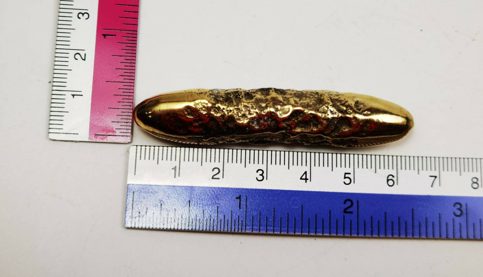 Natural Laos Gold Leklai Amulet Powerful Buffalo Mountain Cave drop Master Real