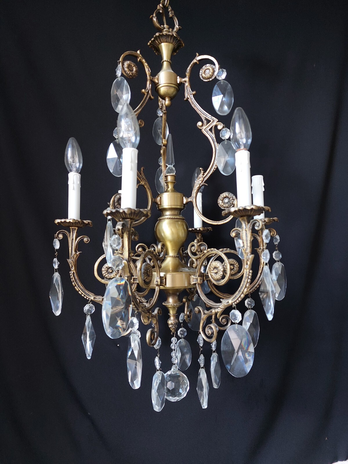 Chandelier Large Vintage Ceiling Light Lamp Lighting Fixture 6 Lights