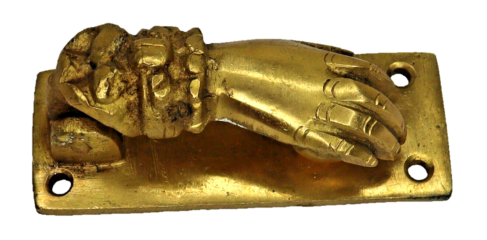 Lady Hand Shape Doorbell Antique Style Handmade Brass Door Knocker Home Decor