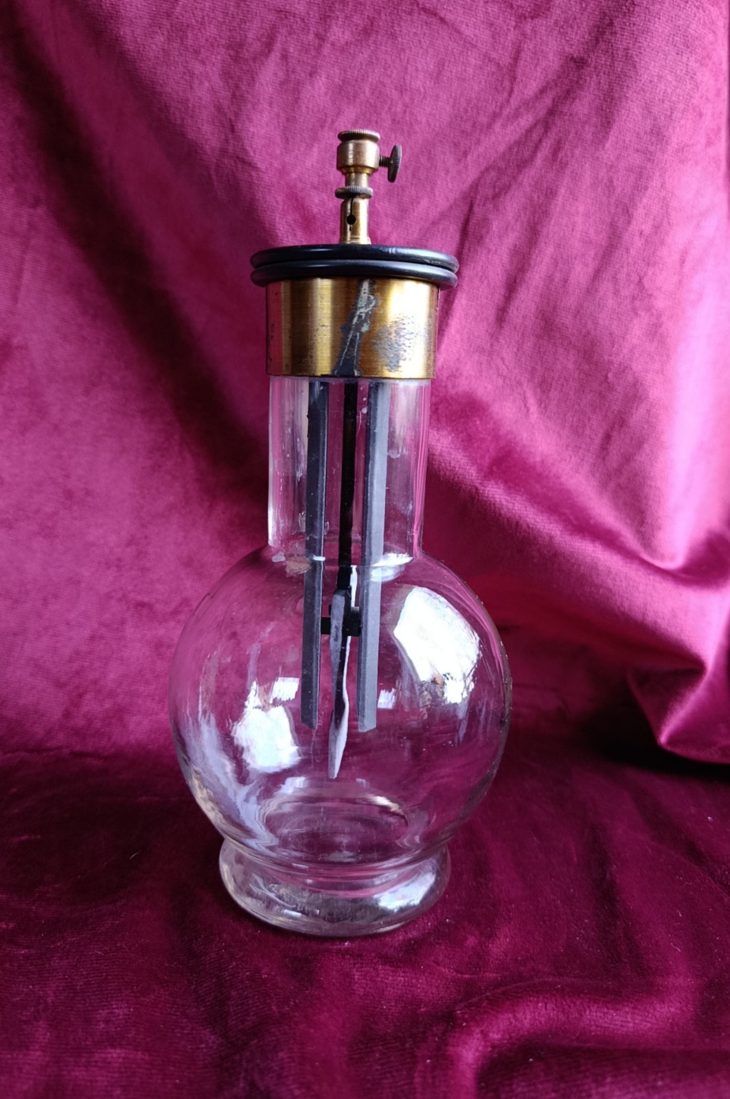 Antique 1800’s Grenet Cell Glass Battery bichromate cell laboratory curiosity 1