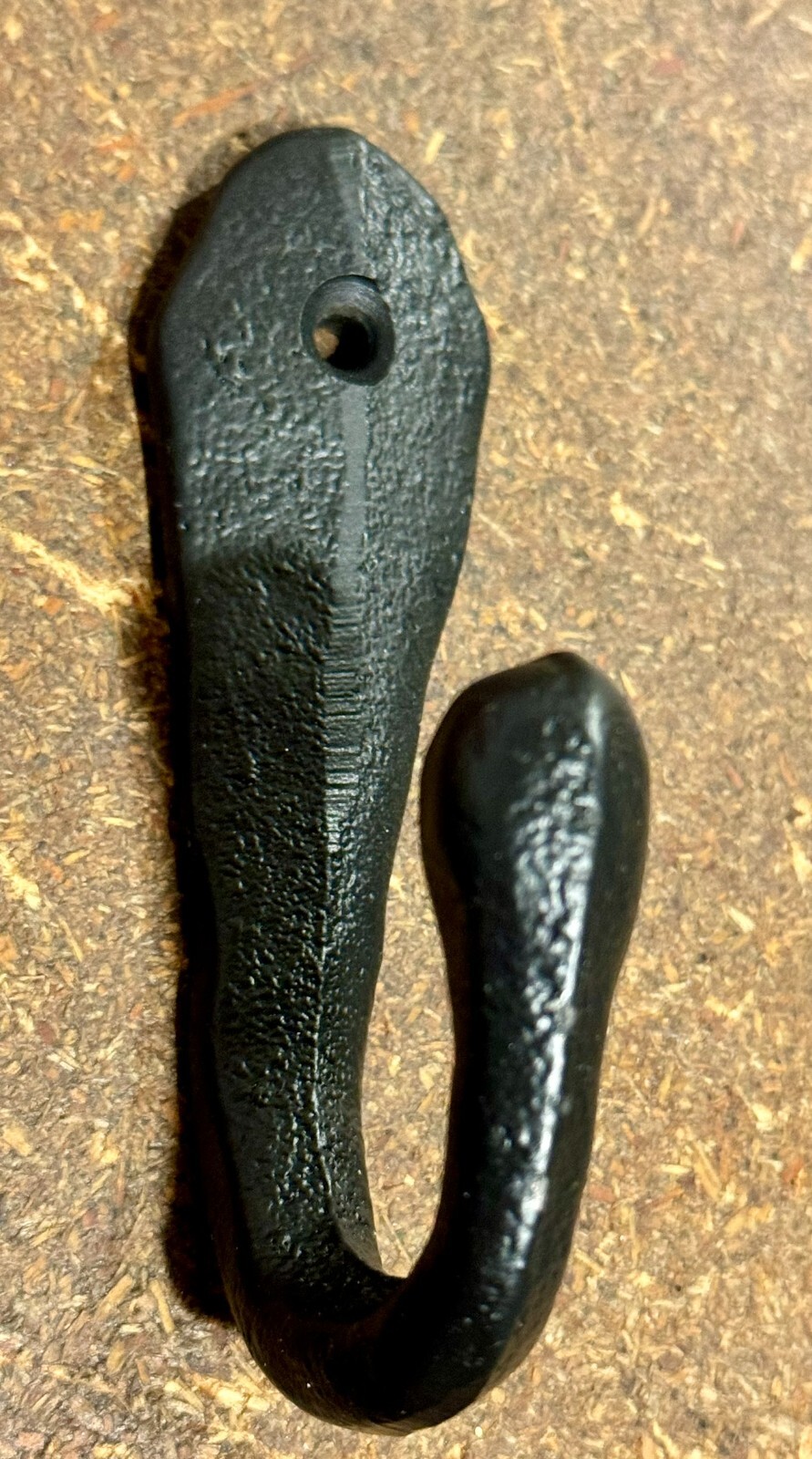 Rustic Coat Hook Solid Core Cast Iron Wall Mount Hat Towel Dog Leash Key Cap Hat