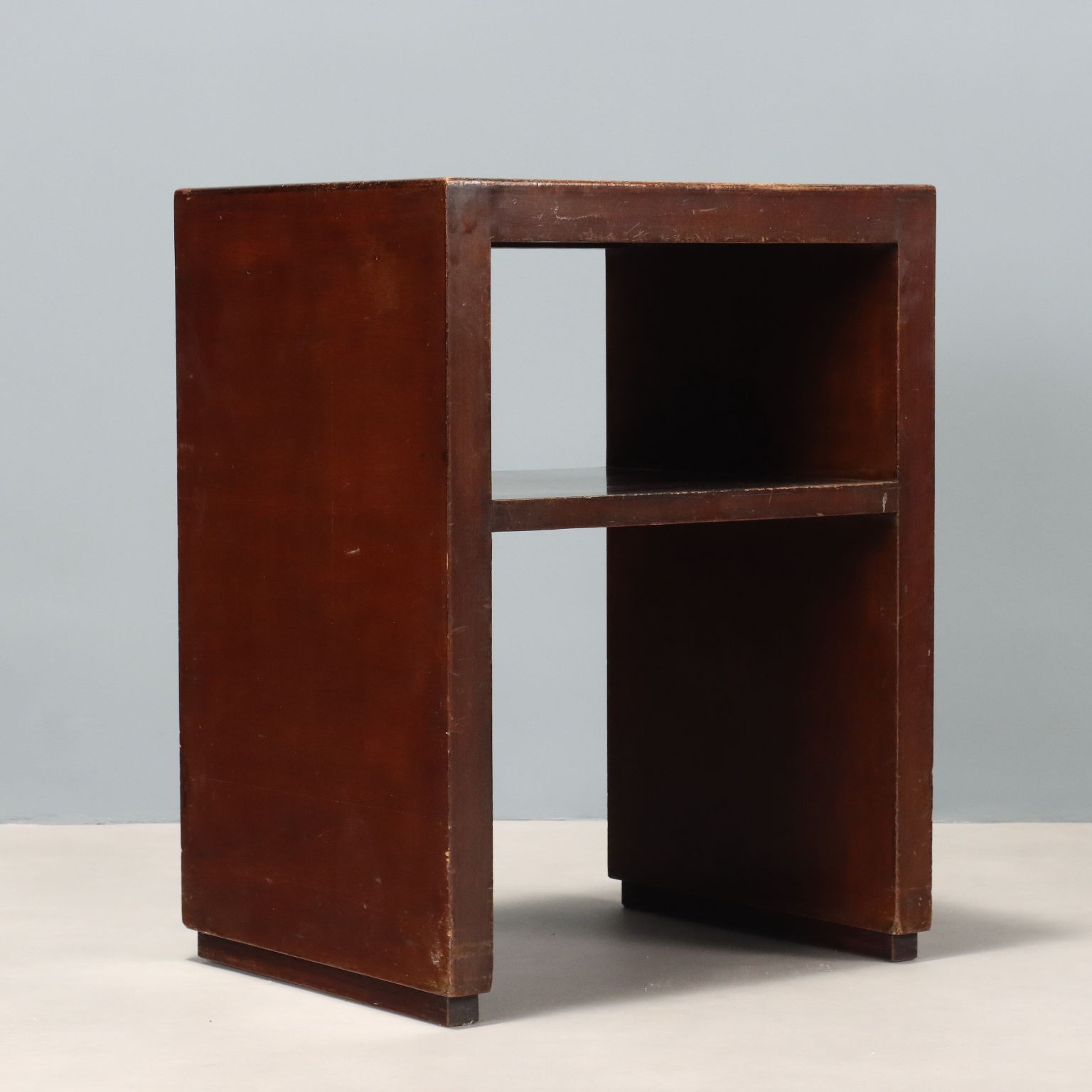 Small Double-Top Typing Table Vintage Design Italy 1940s Original