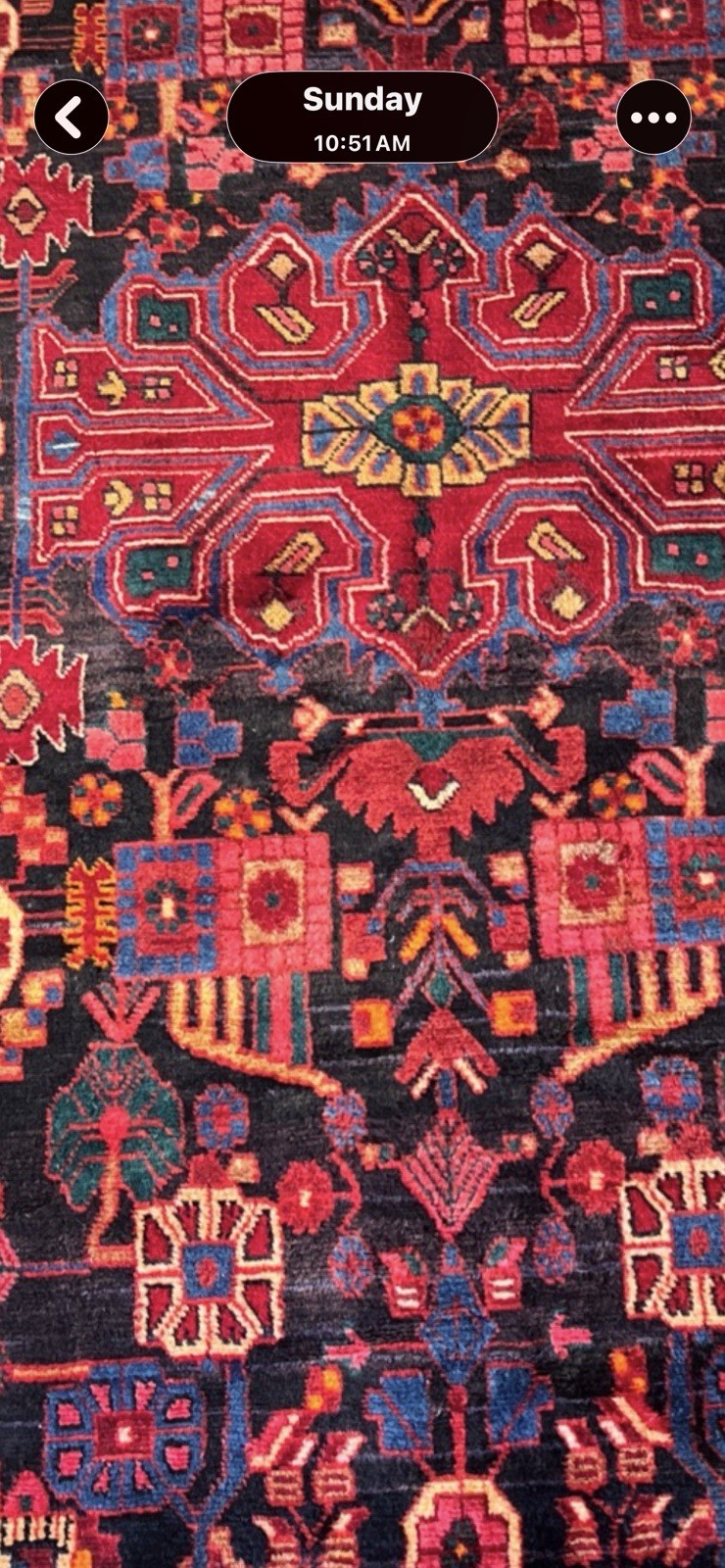5’6” X 9’6” Beautiful Decorative Geometric Hand-Knotted Nahavand Oriental Rug