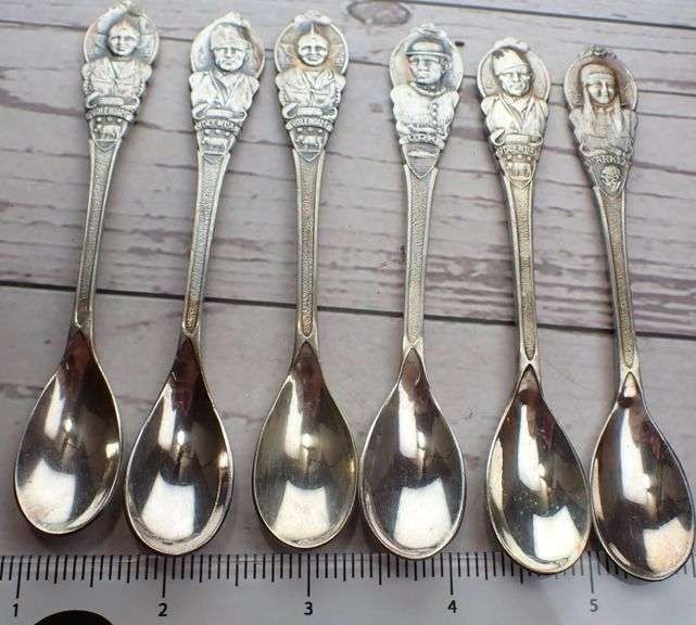 6pc VINTAGE NETHERLANDS 🇳🇱 SILVERPLATED DEMITASSE COFFEE & TEA SPOONS ☕️🍵🥄