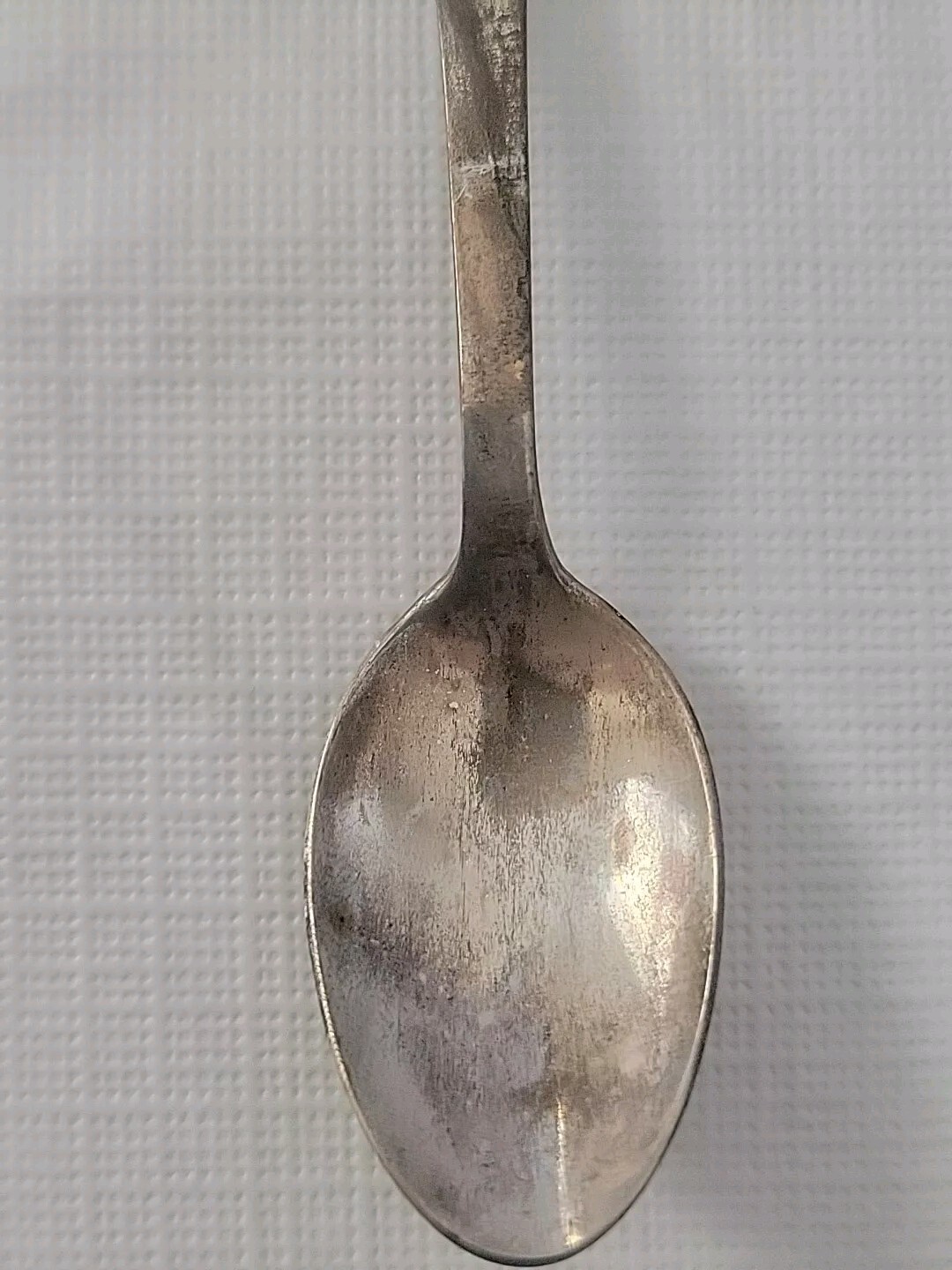 Sterling Silver Souvenir Spoon Siam Thailand India Bali Prayer Figure Vtg 4 3/8″