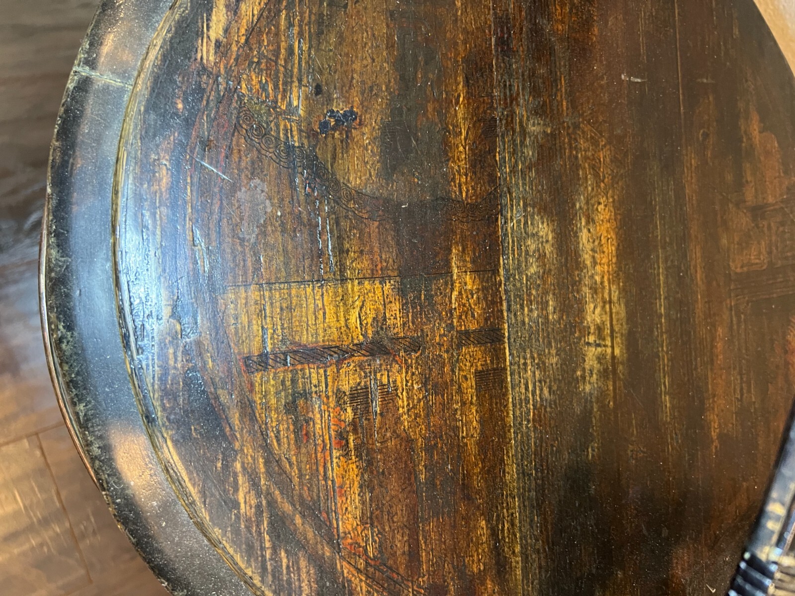 Antique Wedding Gift Box with Certification Mid 19th Century