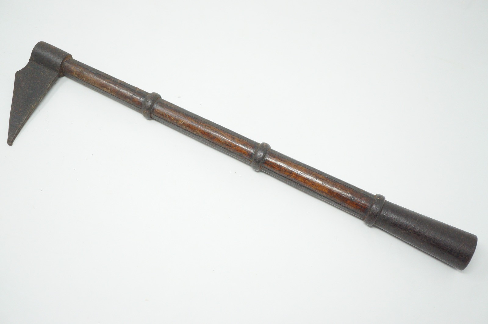 Japanese Firefighter Crowbar Antique Edo-Meiji Era Hikeshi from Japan 0331G12