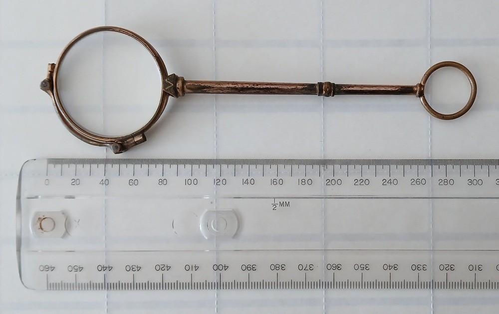 Early 1900’s Antique Lorgnette Folding Reading Glasses (see video) 352-1