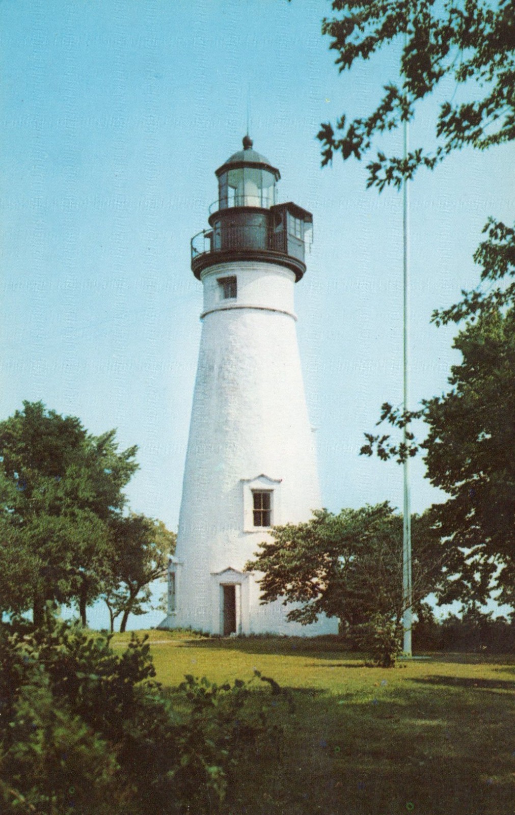 Vintage Postcard Ohio’s Lake Erie Vacatinland Marblehead Lighthouse Marblehead