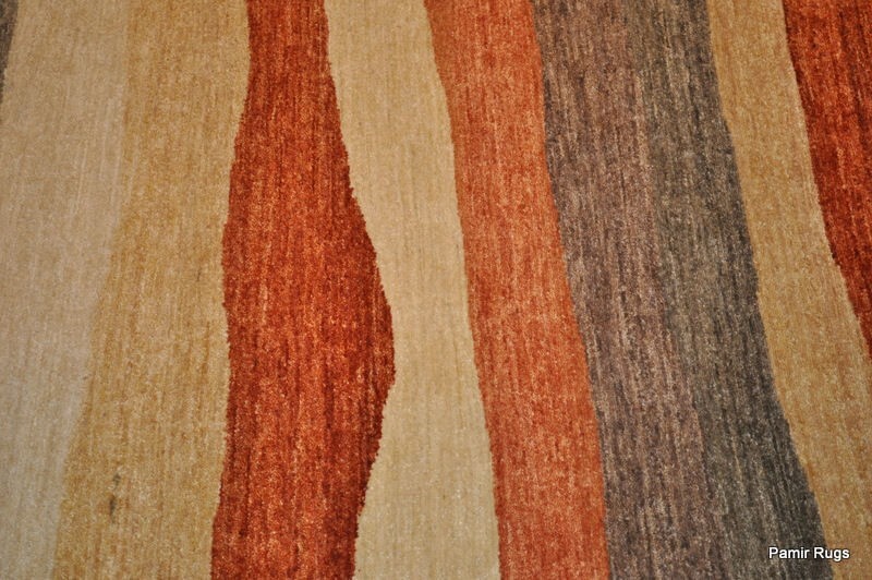 ON SALE TOP QUALITY 4×6 vegetable dyed RUG Gabbeh LIGHT GRAY, RUST, GREEN,