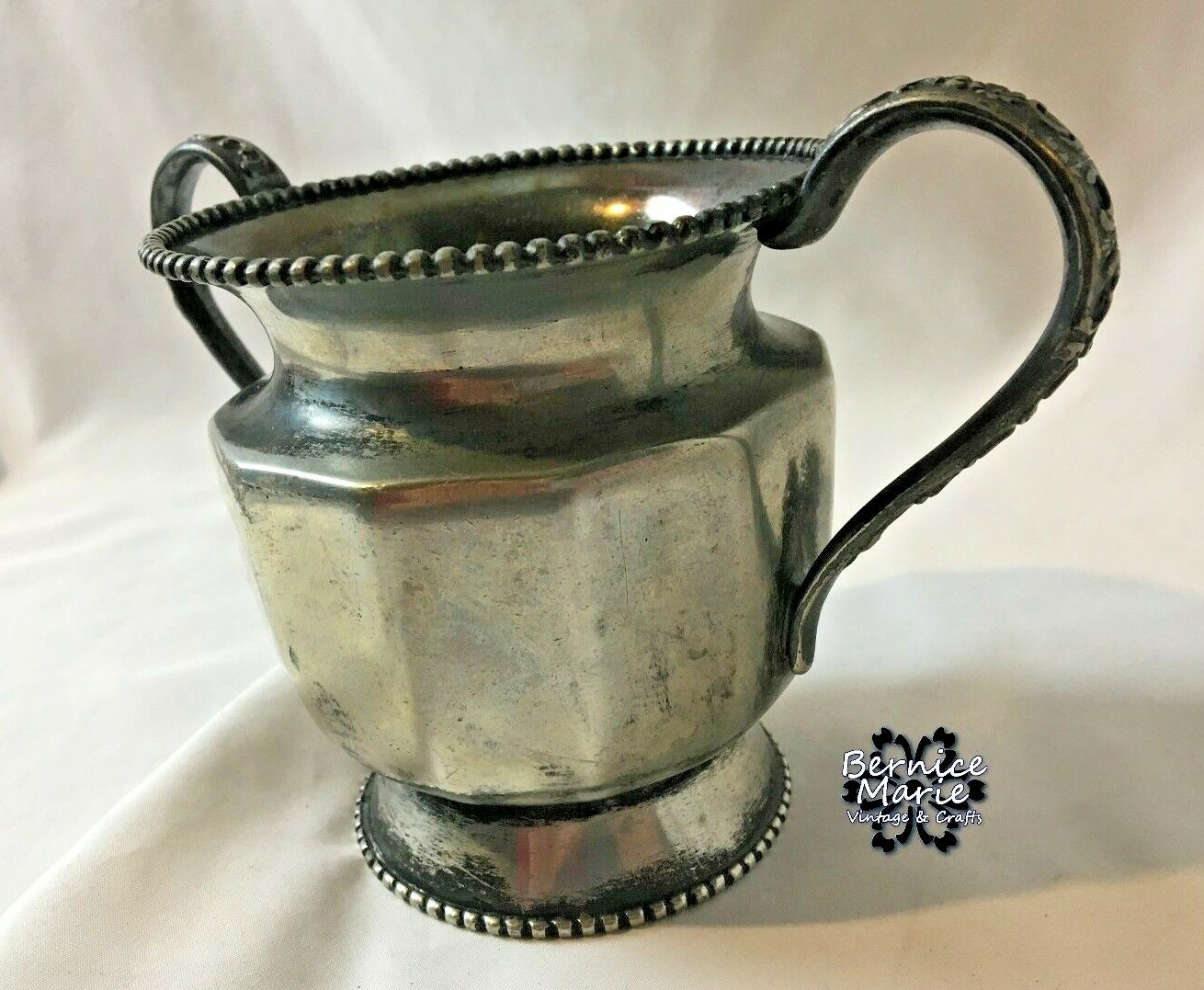 Van Bergh Quadruple Silver Plate Tea Set Antique 1800’s 4 Pc