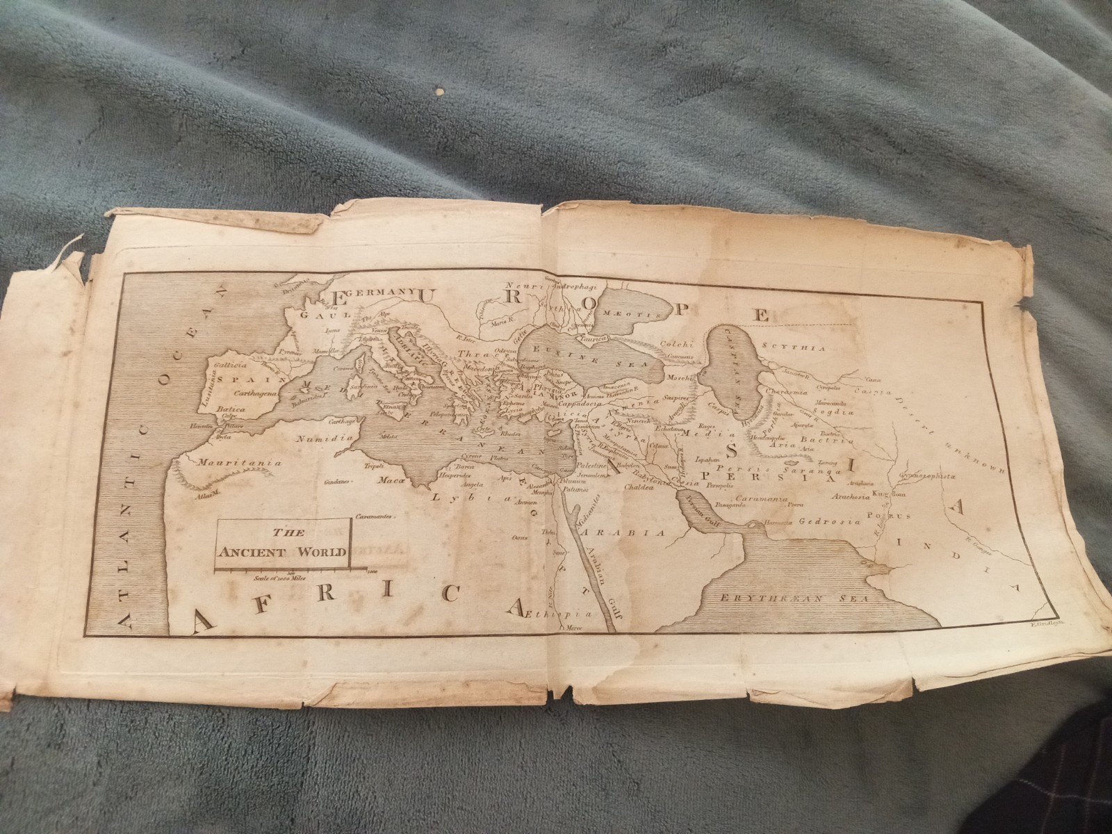 Ancient World Classical Roman Empire Persia Copperplate Engraving