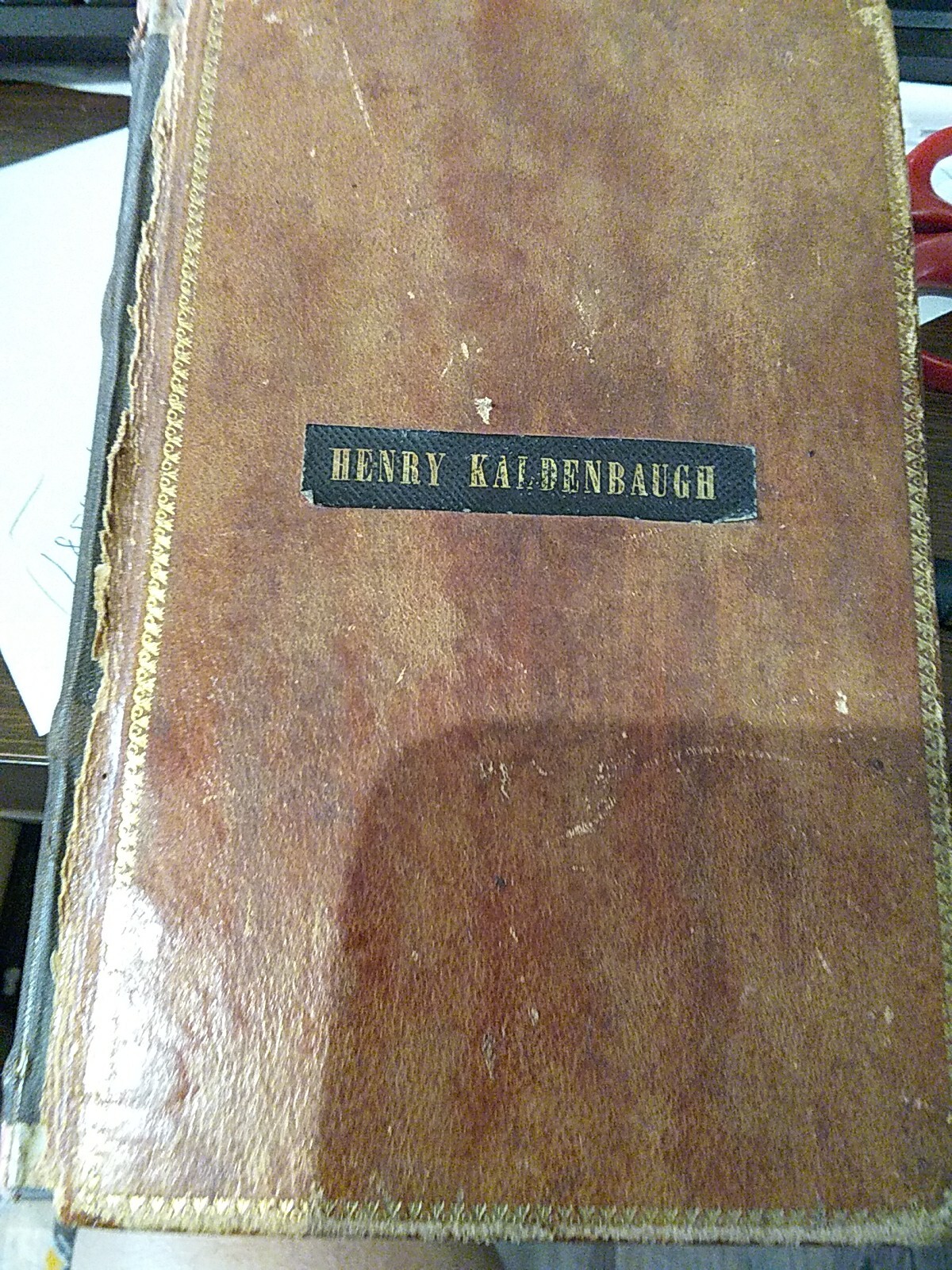 Antique 1859 plus Bank Ledger Book Citizens National New Philadelphia Ohio Civil