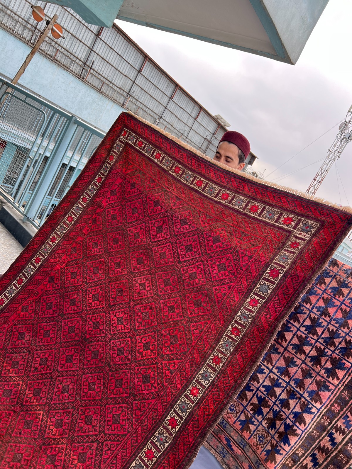 230 X 150 CM COLLECTORS’ ITEM Antique Belouch Natural Vegetable Dye Taimani Rug