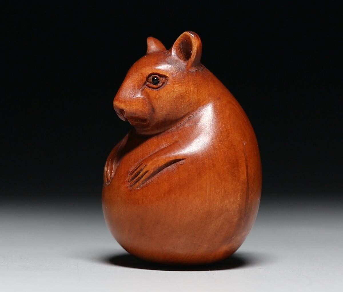 Antique Japanese NETSUKE Mouse -signed -okimono -rare from Japan