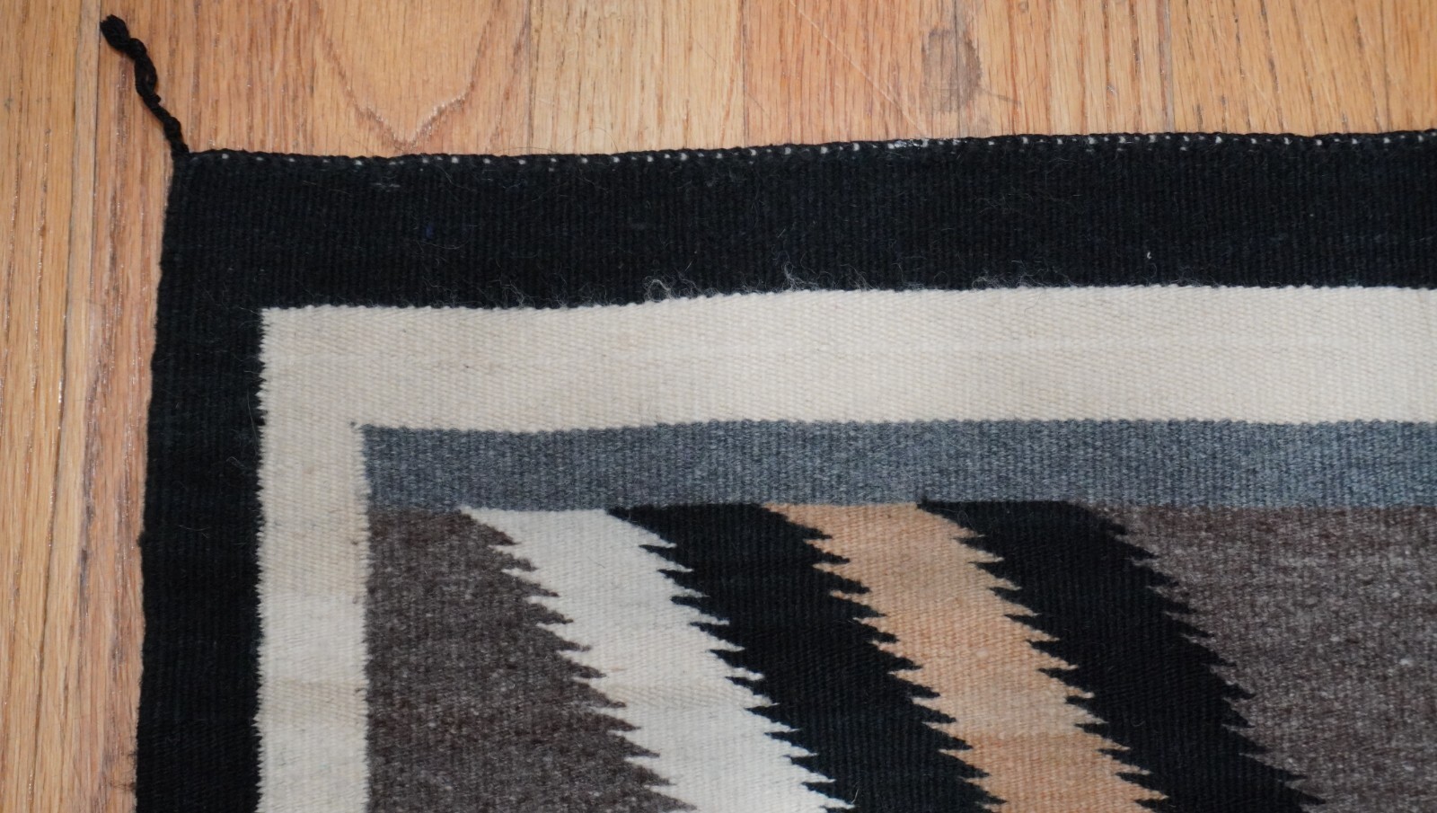 Antique American Navajo X Design Handmade South West Wool Rug 2’1″ x 2’3″