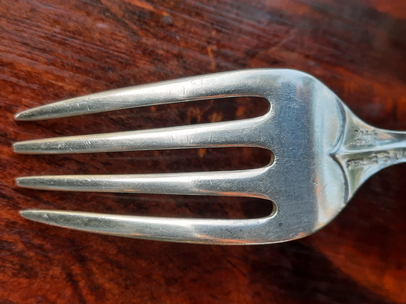 Sterling Silver Gorham “Tom Tom the Pipers Son” Baby Fork, No Mono