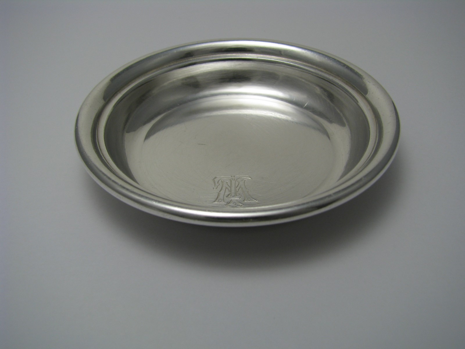 FRAGET SILVER PLATED KIDDUSH CUP UNDERPLATE Russian Empire/Poland ca1896 Mono TM