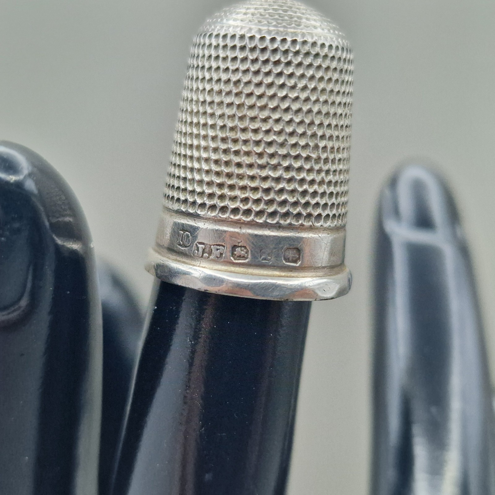 Antique Sterling Silver Thimble James Fenton & Co Birmingham 1897