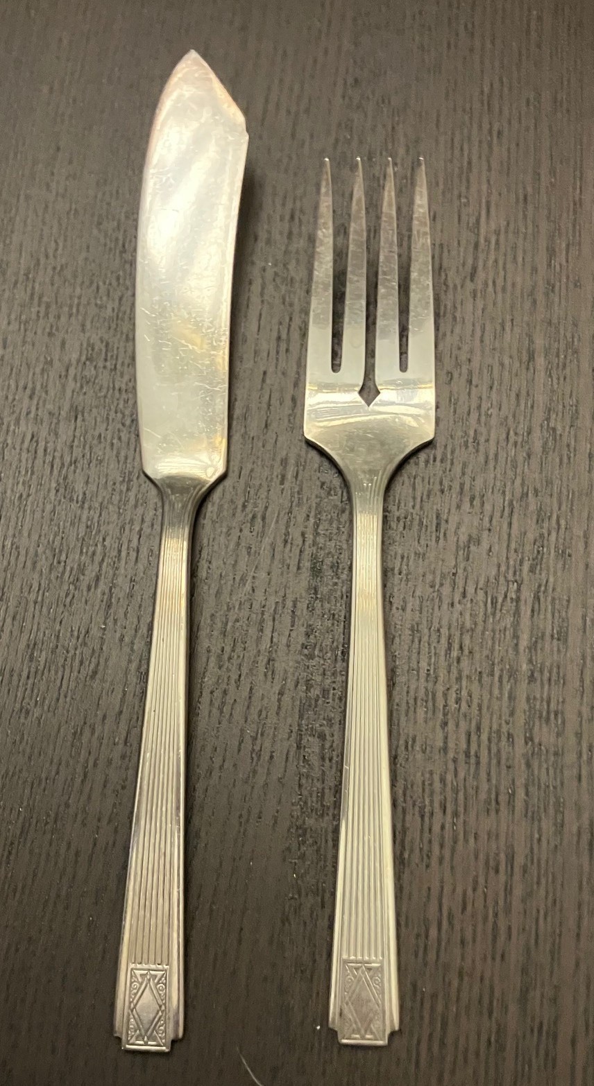 VTG Oneida Community Plate Noblesse Salad Fork and Butter Spreader Knife