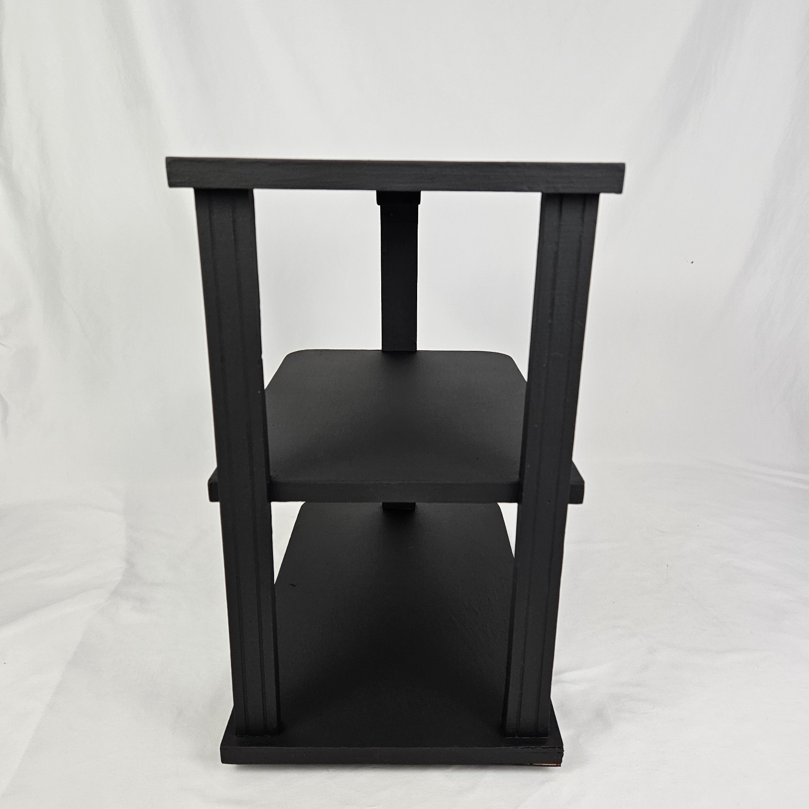Vintage Art Deco Waterfall Bookshelf End Table 3 Tier Mid-Century Modern