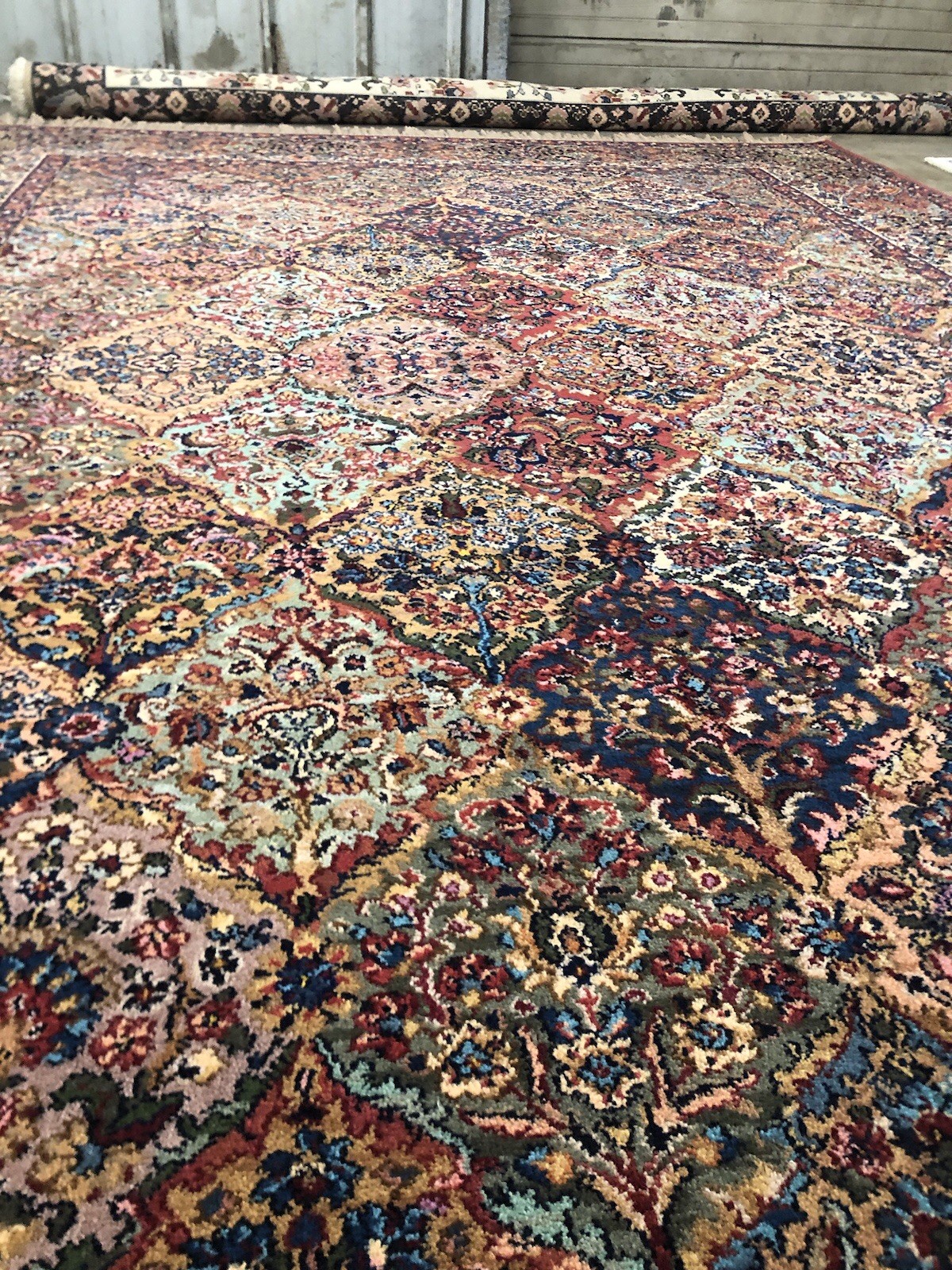 KARASTAN KIRMAN MULTI_COLOR PANEL PATTERN#717 RUG 8.8 X 12