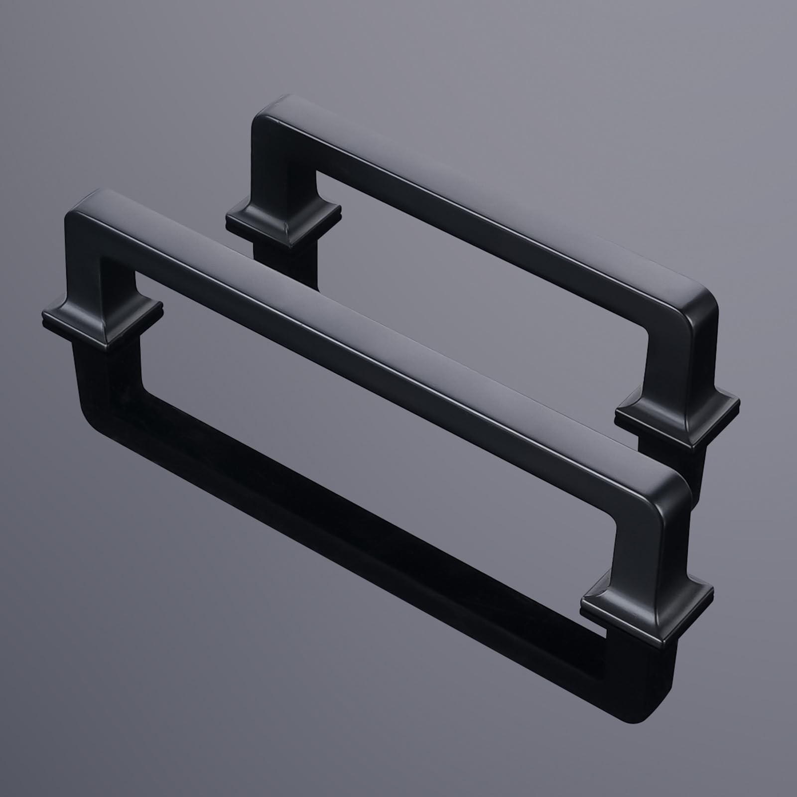 Giyuro 6 Pack Matte Black Cabinet Pulls 12-3/5 Inch320Mm Kitchen Cabinet