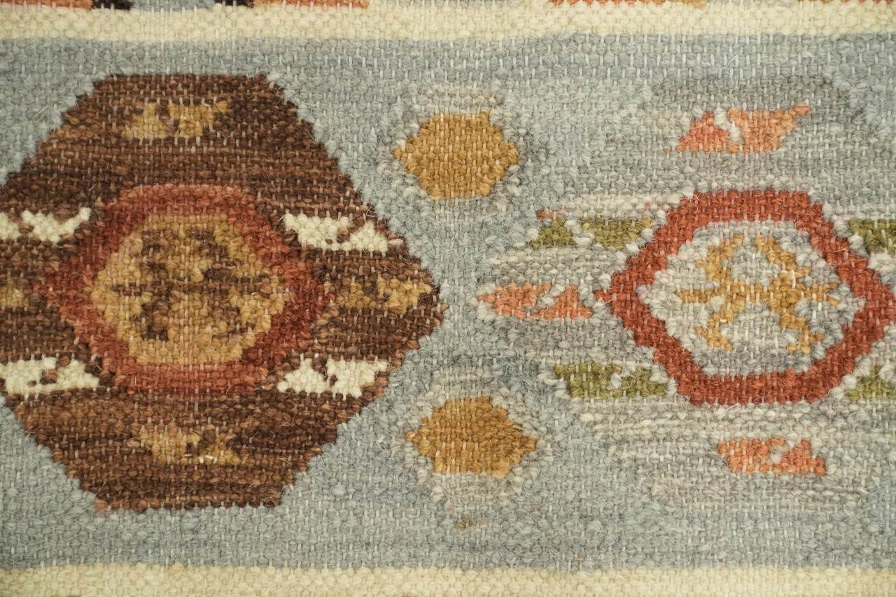 Handwoven 3×5 Geometric Multicolor Modern Wool Oriental Accent Rug