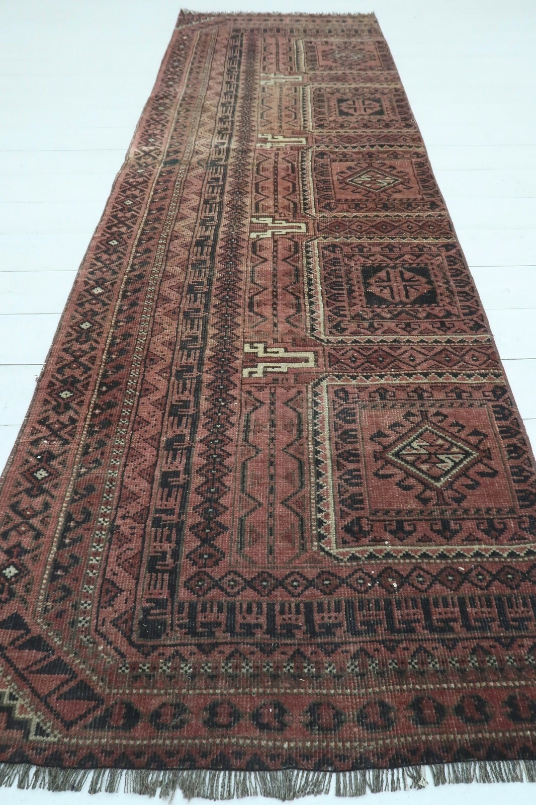 Anatolia Turkmen Carpet Runner, Hallway Rug, Aisle Rug, Corridor Carpet 31″x99″