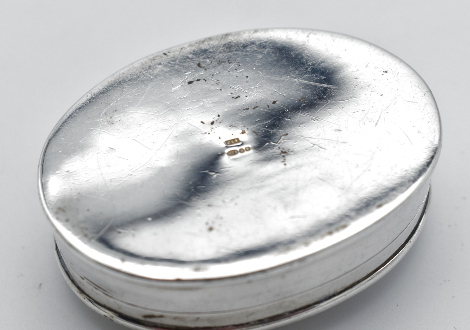Vintage Solid Silver Pill Pot Snuff Box 1989 Sterling 925